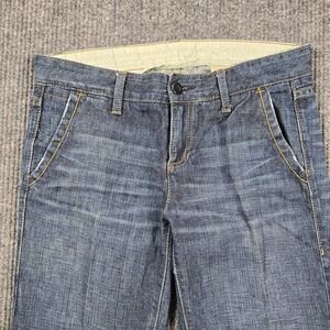 Gap 1969 Limited Edition Jeans Womens 8L Wide Leg Flare Distressed Y2K Denim